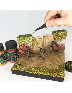 Hojas Simuladas Warmtree para Diorama 4 Colores 0.09 kg 2