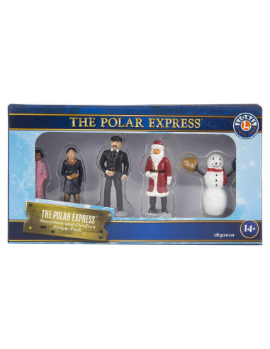 Paquete de Miniaturas de Nieve Lionel El Expreso Polar 5 Piezas