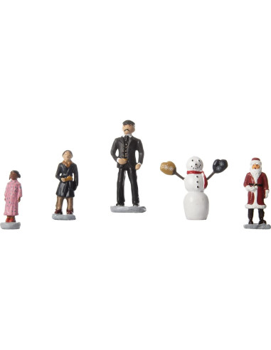 Paquete de Miniaturas de Nieve Lionel El Expreso Polar 5 Piezas