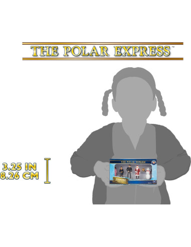 Paquete de Miniaturas de Nieve Lionel El Expreso Polar 5 Piezas