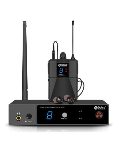 Sistema Monitoreo Inalámbrico D Debra ER-280 UHF 1 Receptor