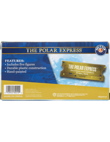 Paquete de Miniaturas de Nieve Lionel El Expreso Polar 5 Piezas