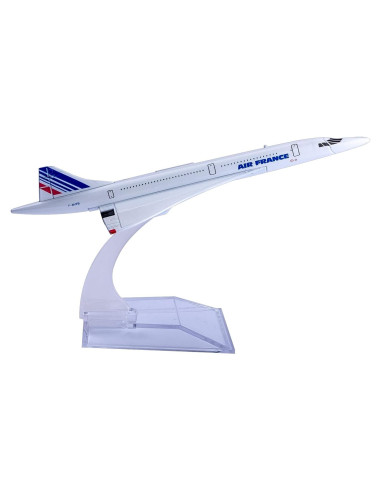 Modelo de avión Bswath Concorde 16 cm para colección