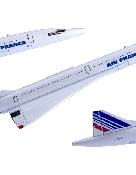 Modelo de avión Bswath Concorde 16 cm para colección