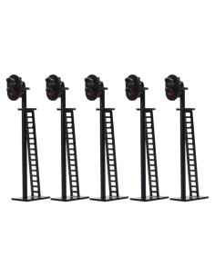 Señal de Bloque de Ferrocarril Evemodel 5pcs LED 6.4cm