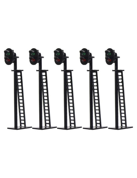 Señal de Bloque de Ferrocarril Evemodel 5pcs LED 6.4cm