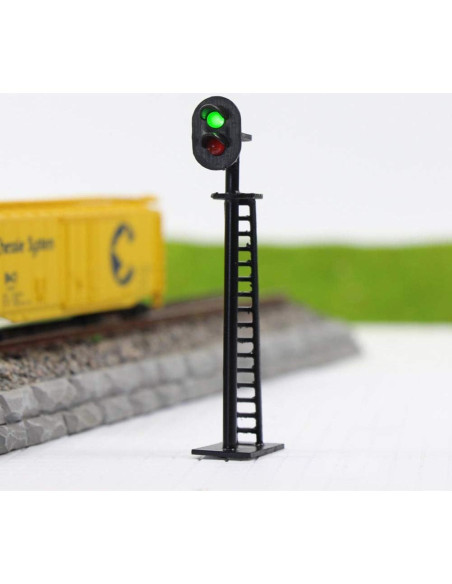 Señal de Bloque de Ferrocarril Evemodel 5pcs LED 6.4cm