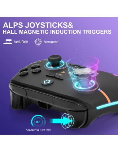 Controlador Inalámbrico Xbox ADHLEK - Joysticks ALPS - RGB