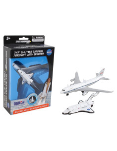 Conjunto de Juguetes Espaciales Daron Boeing 747 y Transbordador