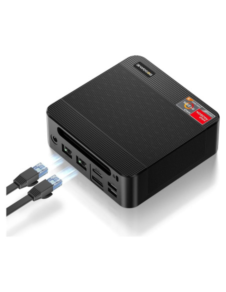 Mini PC Gaming BOSGAME P4 Ryzen 7 32GB 1TB 4K Triple Pantalla Mini PC Gaming BOSGAME P4 Ryzen 7 32GB 1TB 4K Triple Pantalla