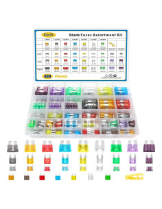 Kit de Fusibles para Automóviles 408 Piezas Easily Estándar Mini Micro2