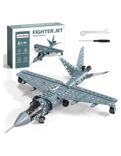 Avión Jet Set Lucky Doug - Kit de Construcción STEM 282 Piezas