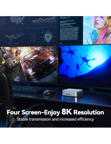 GEEKOM Mini PC XT13 Pro i9-13900H 32GB 2TB SSD 8K