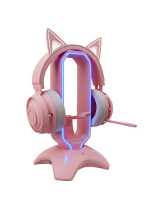 Soporte para Auriculares RGB Tilted Nation TNSHADOWP 3 en 1 Rosa