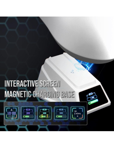 Ratón Inalámbrico AJAZZ AJ159 APEX 30000 DPI Blanco