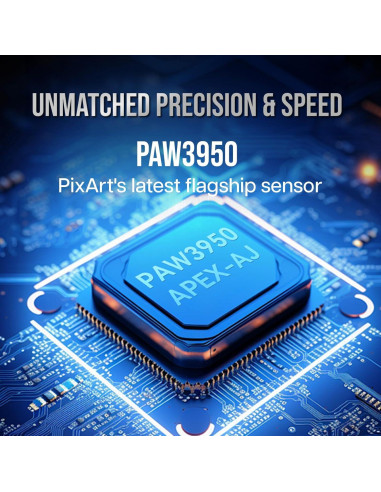 Ratón Inalámbrico AJAZZ AJ159 APEX 30000 DPI Blanco