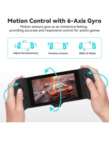 Controlador Senwoo para Switch OLED, Ergonómico y Turbo