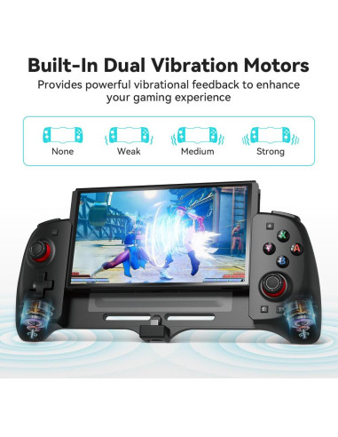 Controlador Senwoo para Switch OLED, Ergonómico y Turbo