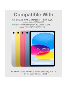 Funda con Teclado Inalámbrico Hamile para iPad 10.9" y 11" 2