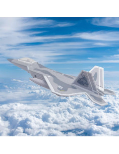 Avión Militar Ailejia F-22 Diecast con Luces y Sonido 2