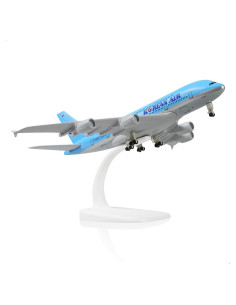 Modelo de avión A380 QIYUMOKE 1/300 Metal 19 cm Decoración