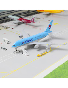 Modelo de avión A380 QIYUMOKE 1/300 Metal 19 cm Decoración 2