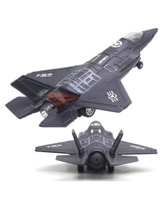 Modelo avión militar OTONOPI F-35 con luces y sonidos