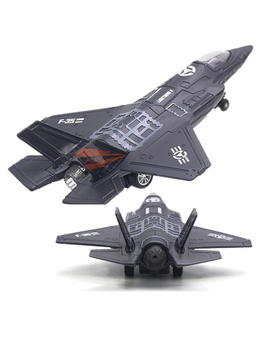Modelo avión militar OTONOPI F-35 con luces y sonidos