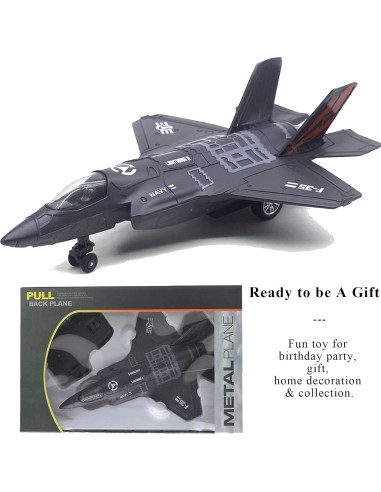 Modelo avión militar OTONOPI F-35 con luces y sonidos