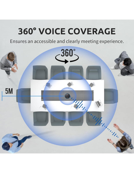 Altavoz Bluetooth Newline NP-S2201 con micrófono 360