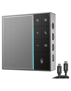 Altavoz de Conferencia HiDock USB-C con Micrófono 360