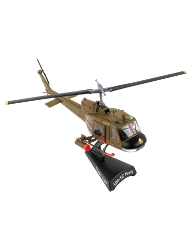 Daron UH-1 Huey Gunship 1:87 Modelo Metal Verde