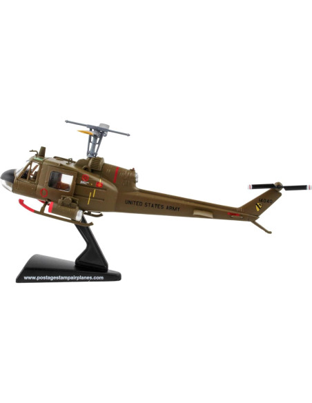 Daron UH-1 Huey Gunship 1:87 Modelo Metal Verde