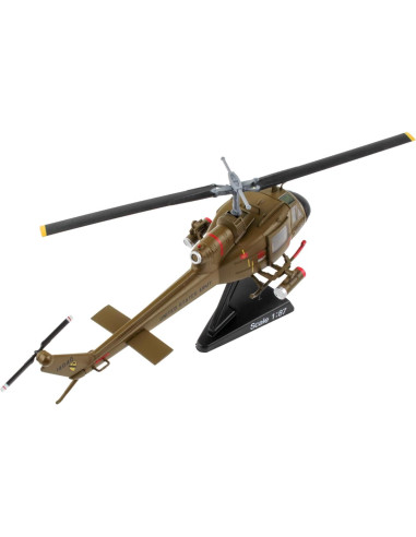 Daron UH-1 Huey Gunship 1:87 Modelo Metal Verde
