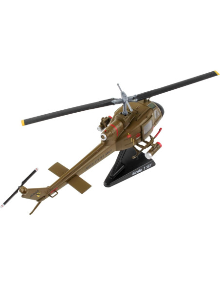 Daron UH-1 Huey Gunship 1:87 Modelo Metal Verde