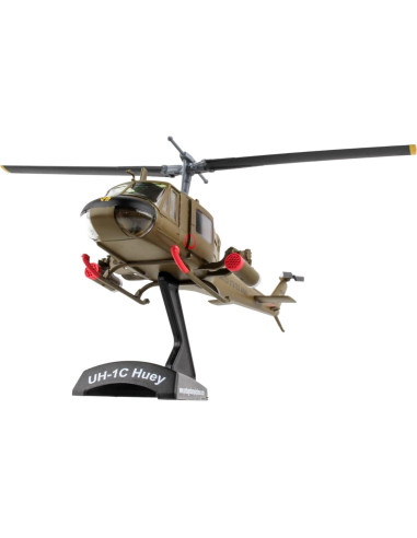 Daron UH-1 Huey Gunship 1:87 Modelo Metal Verde