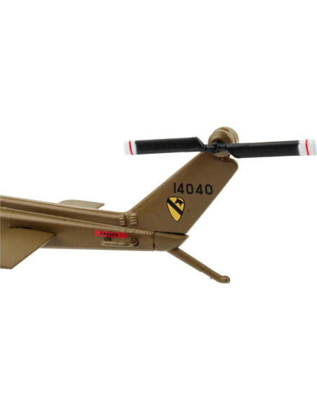 Daron UH-1 Huey Gunship 1:87 Modelo Metal Verde
