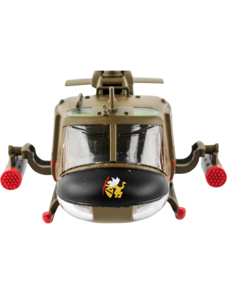 Daron UH-1 Huey Gunship 1:87 Modelo Metal Verde