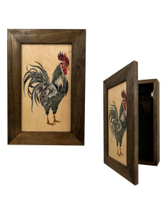 Gabinete para Armas Bellewood Designs Gallo de Granja 45.72x30.48cm