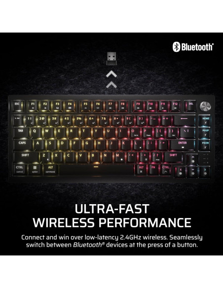 Teclado Mecánico Corsair K65 Plus Inalámbrico 75% RGB Teclado Mecánico Corsair K65 Plus Inalámbrico 75% RGB