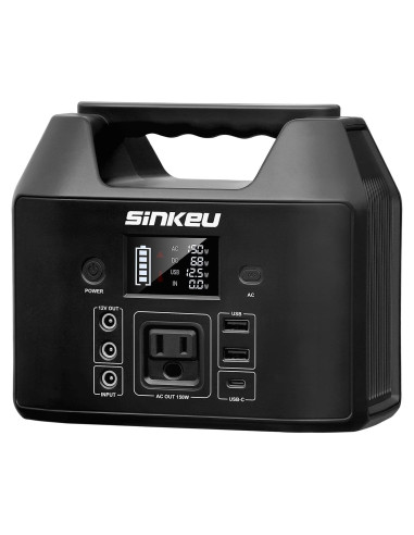 Estación de Energía Portátil SinKeu E150 122.8Wh 150W AC USB