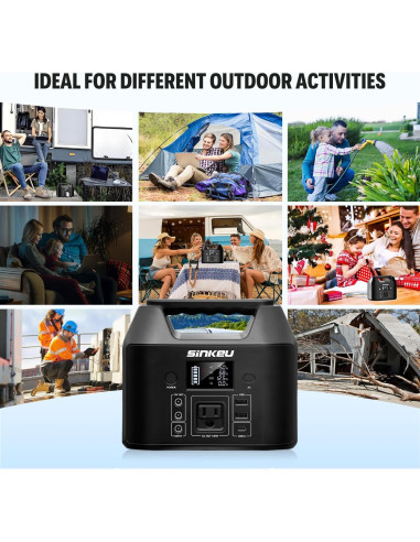 Estación de Energía Portátil SinKeu E150 122.8Wh 150W AC USB