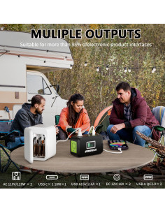 GENSROCK Estación Energía 88Wh Portátil con Salida AC 2