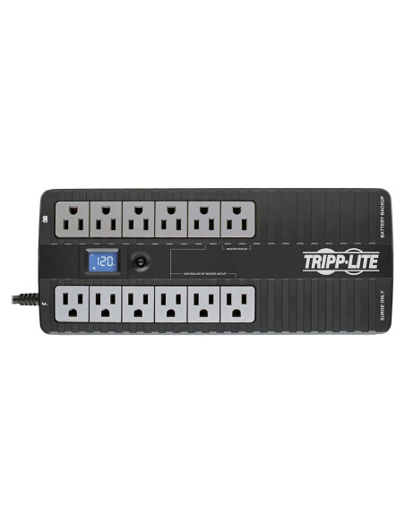 Tripp Lite UPS 850VA ECO850LCD Batería Respaldo 12 Salidas