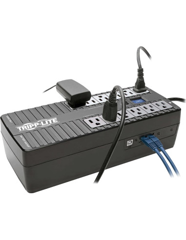 Tripp Lite UPS 850VA ECO850LCD Batería Respaldo 12 Salidas