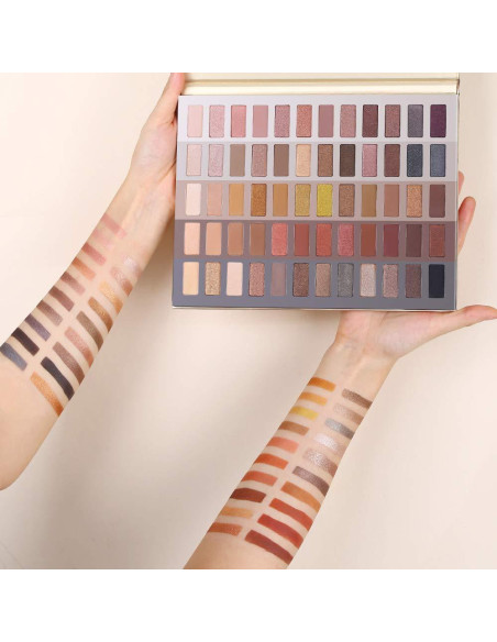 Paleta de Sombras UCANBE 60 Colores + Set de Brochas