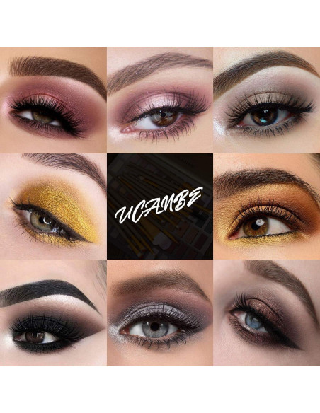 Paleta de Sombras UCANBE 60 Colores + Set de Brochas