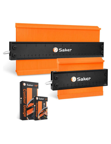 Medidor de Contorno Saker 10 cm y 25 cm Ajustable