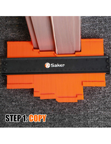 Medidor de Contorno Saker 10 cm y 25 cm Ajustable