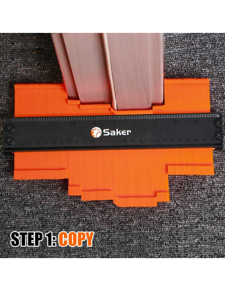 Medidor de Contorno Saker 10 cm y 25 cm Ajustable